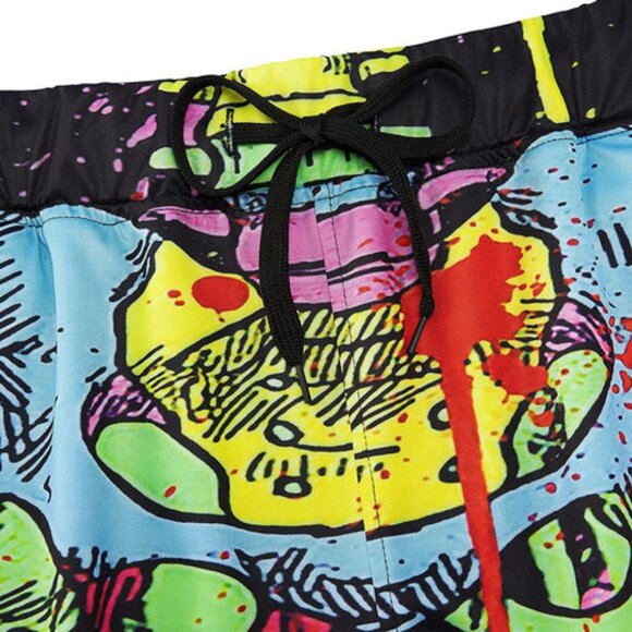 Halloween Skeleton Sweatpants Men's Colorful Jogger Drawstring Pockets Size S - Picture 4 of 5